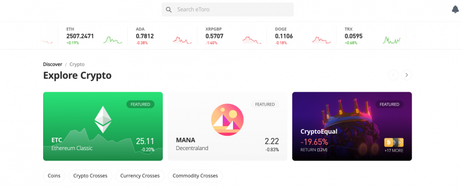 etoro crypto exchange