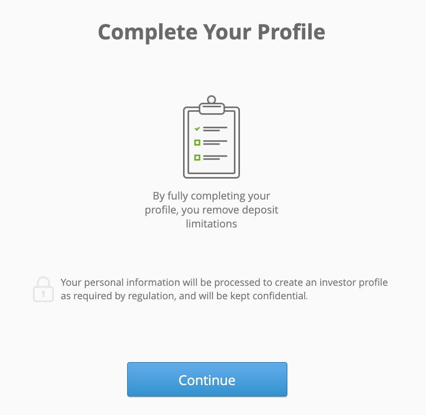 etoro verification