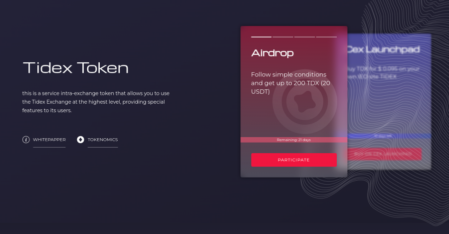Tidex crypto airdrop