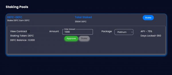 Stake DeFi Coin Stake เหรียญ วิธีการ stake เหรียญ