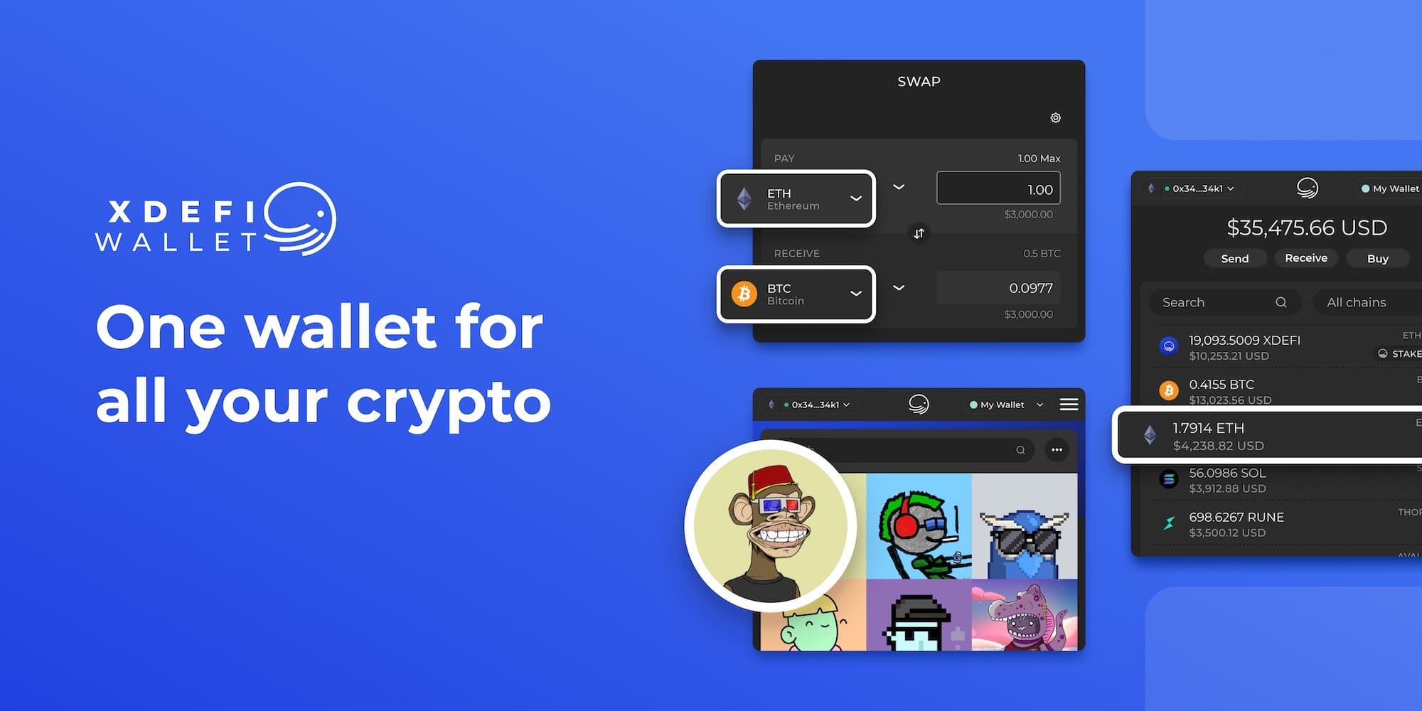 XDEFI Wallet กระเป๋าเงิน NFT