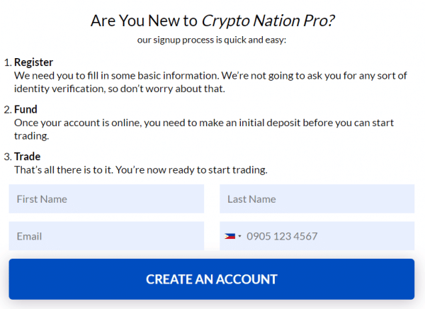 crypto nation pro สมัครสมาชิก ลงทะเบียน