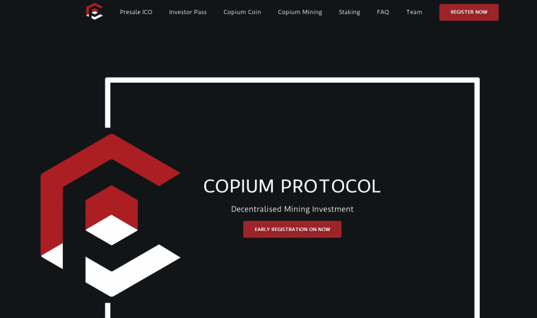 Copium Protocol เว็บขุดบิทคอยน์