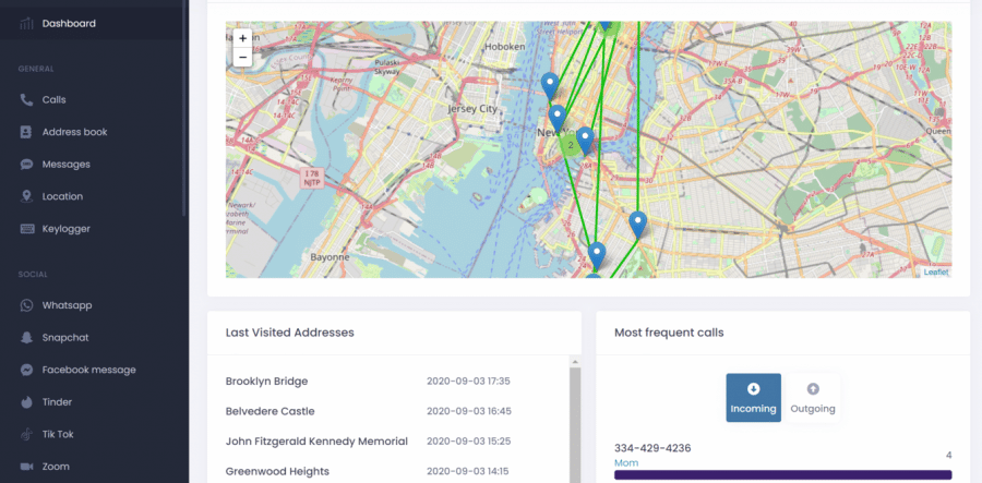 uMobix แอพติดตามแฟน google map