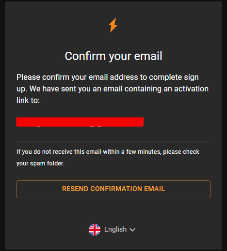 Confirm your email address