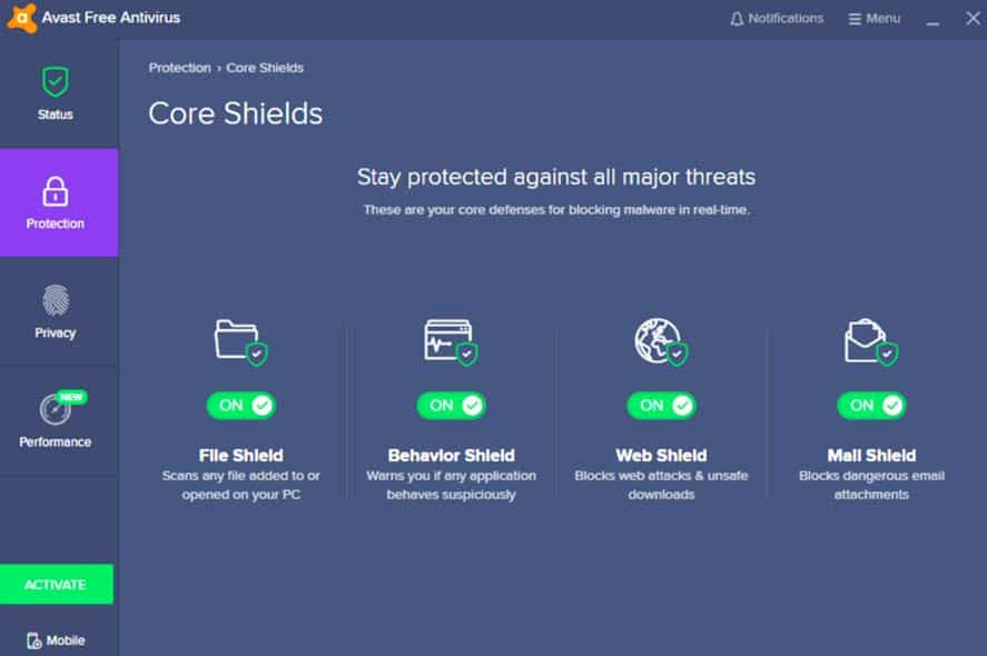 Avast, best free antivirus