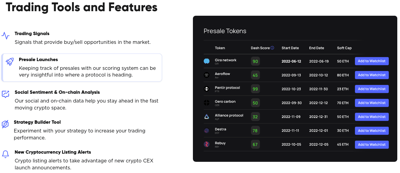 Dash 2 trade เปิดตัวพรีเซล