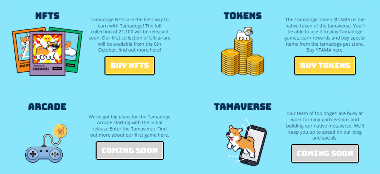 Tamadoge เหรียญ NFT coin น่าลงทุนที่สุด