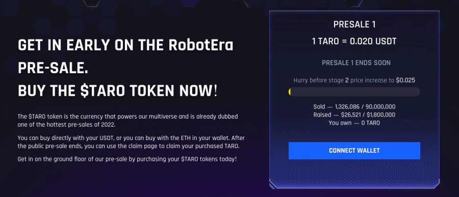 TARO presale