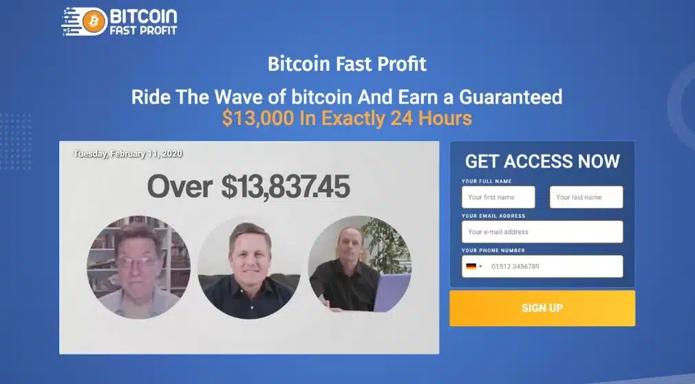 รีวิว Bitcoin Fast Profit