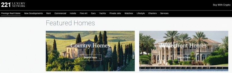 221 Luxury Network properties