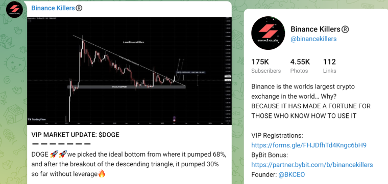 Binance Killers Crypto Signals