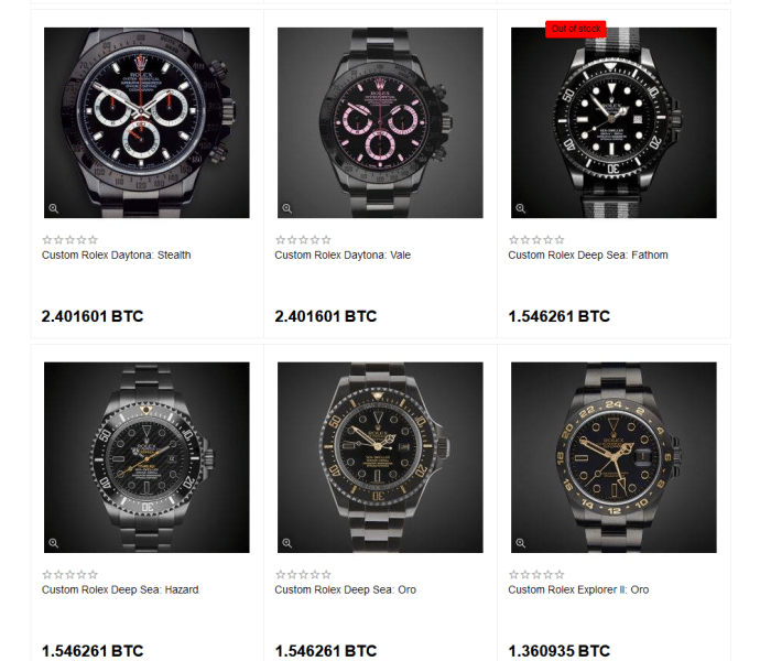 ซื้อ rolex ออนไลน์ จ่ายด้วยคริปโต