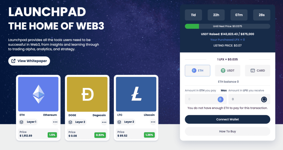 Launchpad crypto