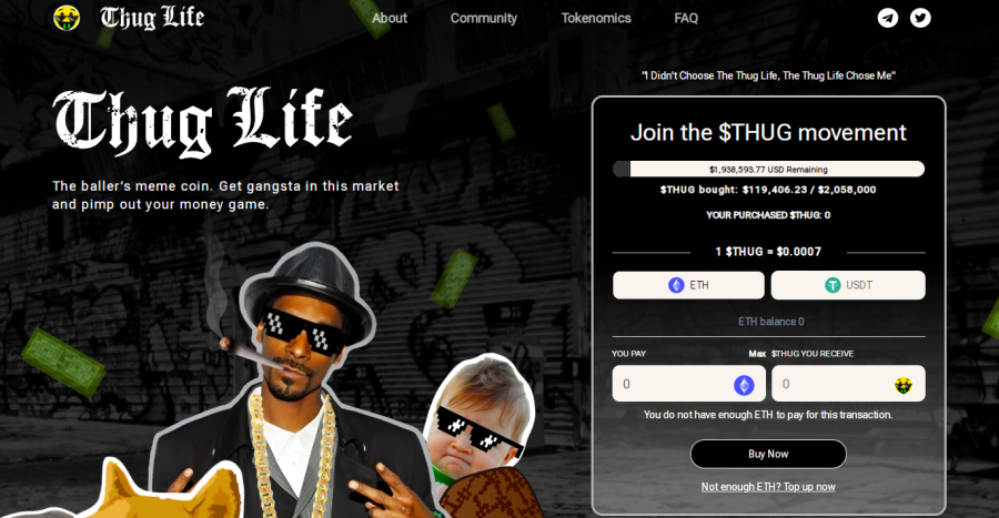 Thug Life presale 