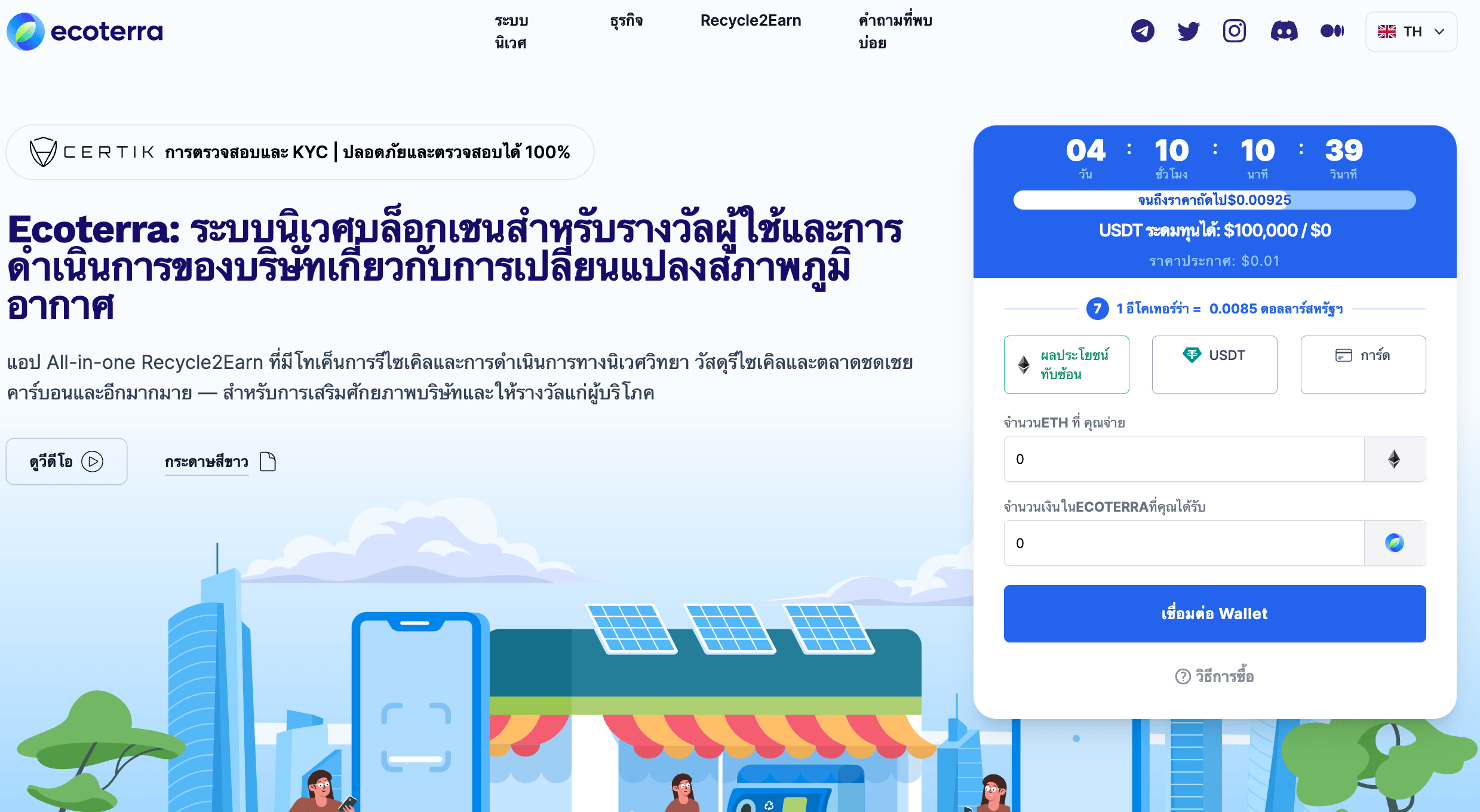 Ecoterra เหรียญคริปโตที่น่าจับตามอง