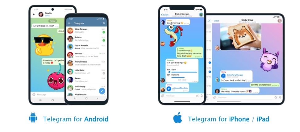 ขั้นตอนที่ 1 - ดาวน์โหลด Telegram