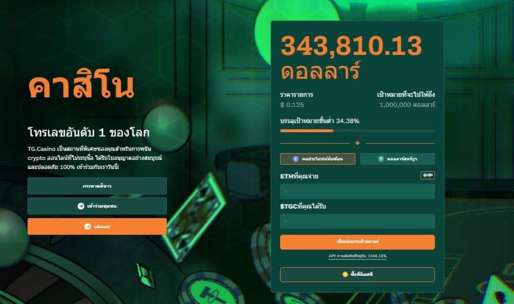 TG Casino - คาสิโน Telegram